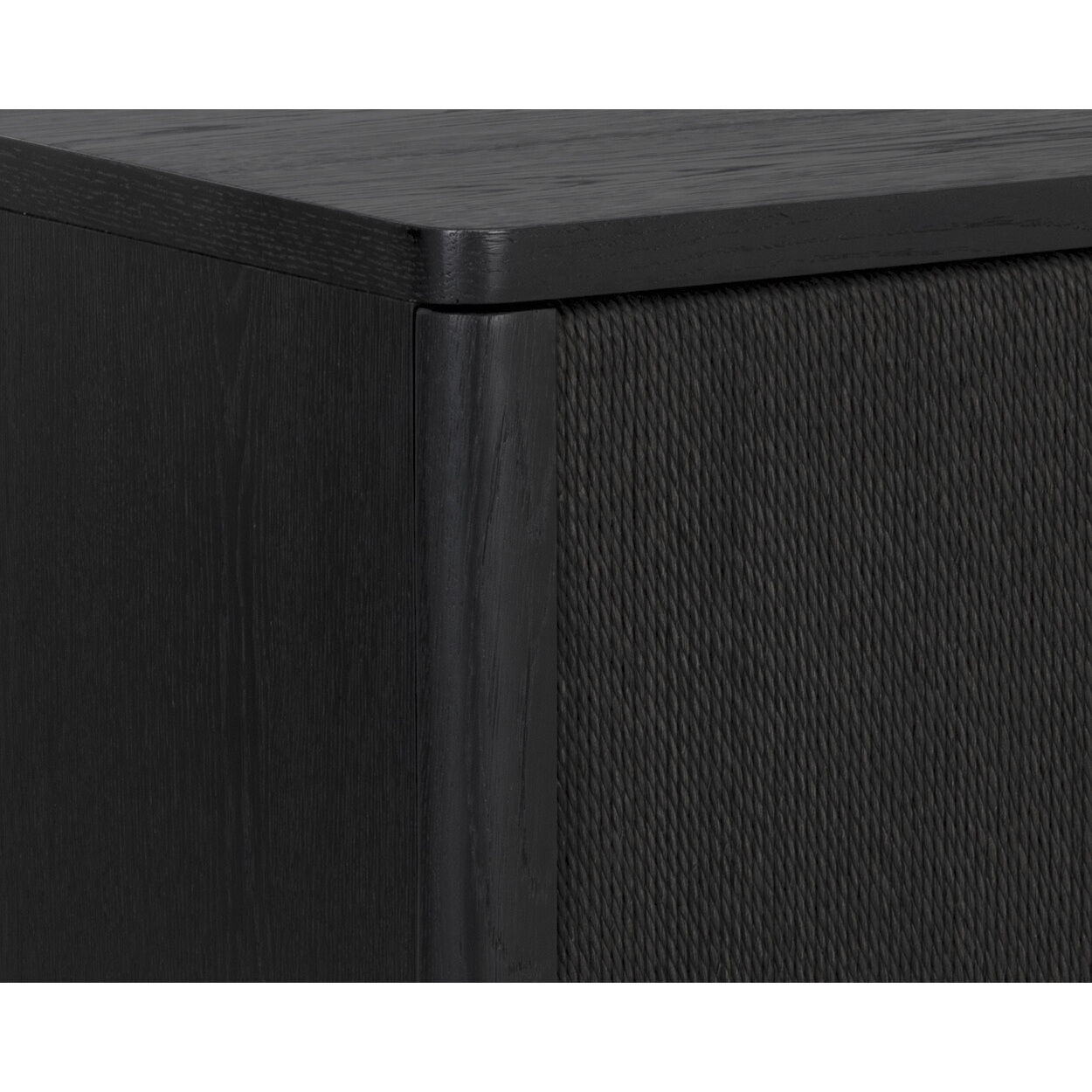 Etienne 24 X 24 inch Black Night Stand